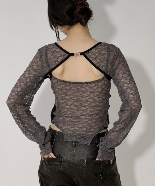 meari♡ 　ELLE 格子ボレロ　アンサンブル　165 サイズ Sleeveless Top with Structured Fitted Waist - Haru Top