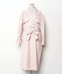 【新品・未使用】Honey Salonハニーサロン トレンチコート ピンクF Honey Salon - Honey Salon トレンチコート ピンク / Fの通販 by