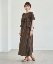 【セットアイテム】キャミセットリブワンピース