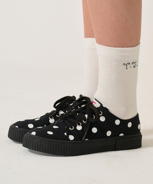 tinajojun ドット柄スニーカー ドット柄 キャンバススニーカー TINA：JOJUN（スニーカー）｜TINA