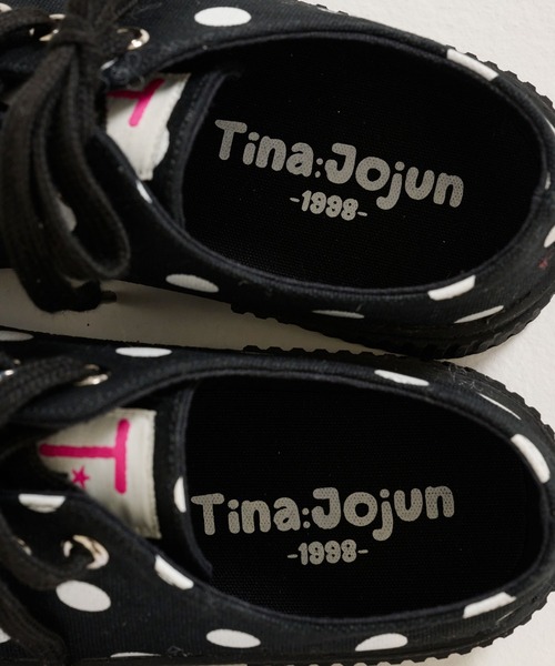 tinajojun ドット柄スニーカー ドット柄 キャンバススニーカー TINA：JOJUN（スニーカー）｜TINA