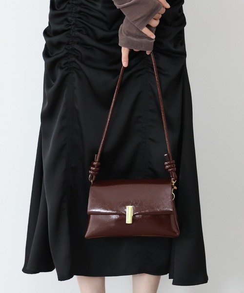 BLUEEAST（ブルーイースト）の「スクエアミニバッグ（ショルダーバッグ・レディース・ブラウン/モカ/ブラック・FREE）」の7枚目の写真
