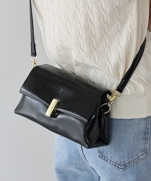 BLUEEAST（ブルーイースト）の「スクエアミニバッグ（ショルダーバッグ・レディース・ブラウン/モカ/ブラック・FREE）」の11枚目の写真