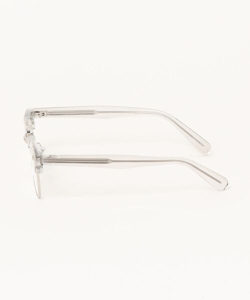 Narcissus（ナルシス）の「【ユニセックスデザイン】 ハーフリムメガネ　クリアレンズ（メガネ・レディース・ブラック/クリア・FREE）」の5枚目の写真