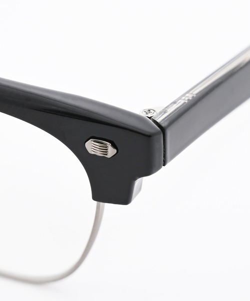 Narcissus（ナルシス）の「【ユニセックスデザイン】 ハーフリムメガネ　クリアレンズ（メガネ・レディース・ブラック/クリア・FREE）」の13枚目の写真