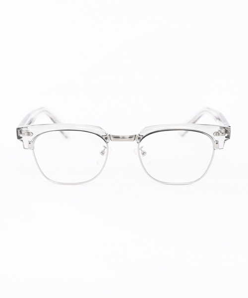 Narcissus（ナルシス）の「【ユニセックスデザイン】 ハーフリムメガネ　クリアレンズ（メガネ・レディース・ブラック/クリア・FREE）」の14枚目の写真