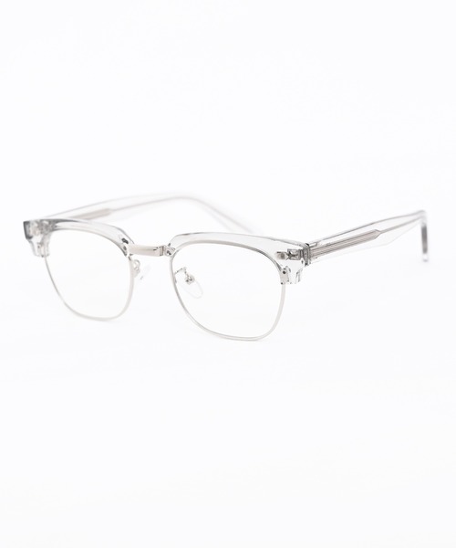 Narcissus（ナルシス）の「【ユニセックスデザイン】 ハーフリムメガネ　クリアレンズ（メガネ・レディース・ブラック/クリア・FREE）」の15枚目の写真
