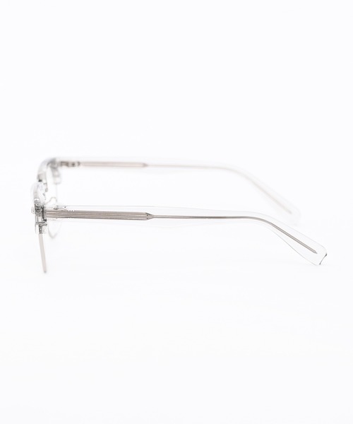 Narcissus（ナルシス）の「【ユニセックスデザイン】 ハーフリムメガネ　クリアレンズ（メガネ・レディース・ブラック/クリア・FREE）」の3枚目の写真