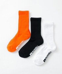 【RUSSELL ATHLETIC/ラッセル アスレチック】靴下/3点セット/RAW-1042/Wmns Crew/ギフト【WEB限定】