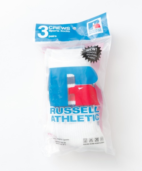 Russell Athletic(ラッセルアスレティック)の「【RUSSELL ATHLETIC/ラッセル アスレチック】靴下/3点セット/RAW-1042/Wmns Crew/ギフト【WEB限定】(ソックス/靴下・レディース・その他2/その他1・フリー)」の3枚目の写真