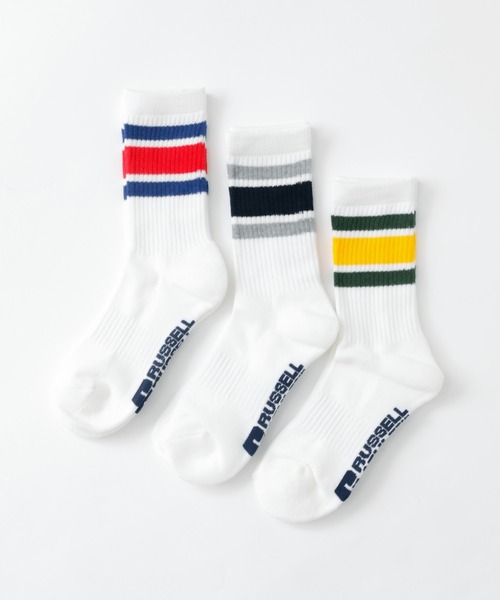 Russell Athletic(ラッセルアスレティック)の「【RUSSELL ATHLETIC/ラッセル アスレチック】靴下/3点セット/RAW-1042/Wmns Crew/ギフト【WEB限定】(ソックス/靴下・レディース・その他2/その他1・フリー)」の9枚目の写真