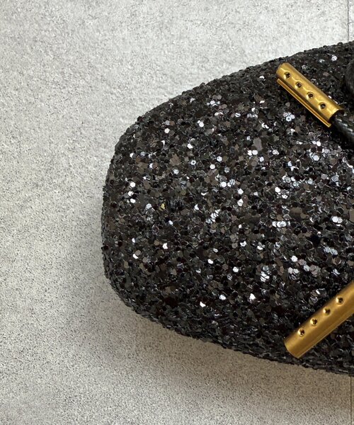 Chez toi（シェトワ）の「グリッターバレエシューズ（バレエシューズ・レディース・ブラック/ブラック系その他/シルバー・MEDIUM/LARGE）」の9枚目の写真