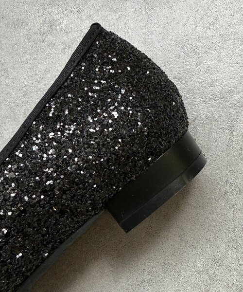 Chez toi（シェトワ）の「グリッターバレエシューズ（バレエシューズ・レディース・ブラック/ブラック系その他/シルバー・MEDIUM/LARGE）」の11枚目の写真