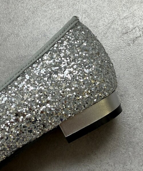 Chez toi（シェトワ）の「グリッターバレエシューズ（バレエシューズ・レディース・ブラック/ブラック系その他/シルバー・MEDIUM/LARGE）」の18枚目の写真