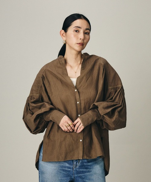 Chaos（カオス）の「Chaos(カオス)/ ブランシェブラウス（シャツ/ブラウス・レディース・グレー/ブルー系その他/セージグリーン/ベージュ系その他・FREE）」の2枚目の写真