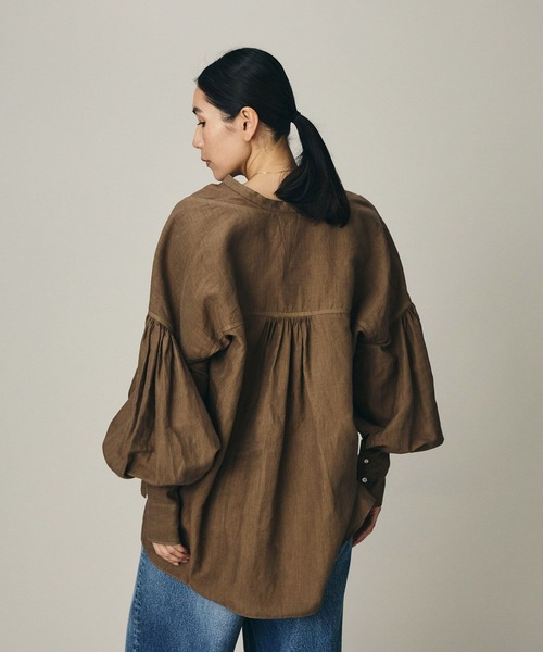 Chaos（カオス）の「Chaos(カオス)/ ブランシェブラウス（シャツ/ブラウス・レディース・グレー/ブルー系その他/セージグリーン/ベージュ系その他・FREE）」の10枚目の写真