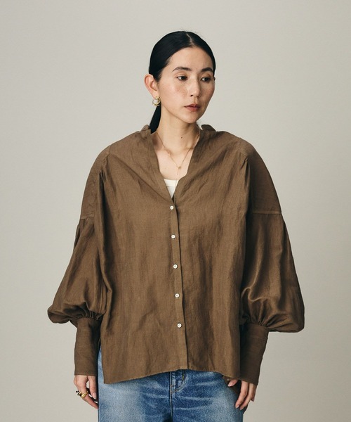 Chaos（カオス）の「Chaos(カオス)/ ブランシェブラウス（シャツ/ブラウス・レディース・グレー/ブルー系その他/セージグリーン/ベージュ系その他・FREE）」の8枚目の写真