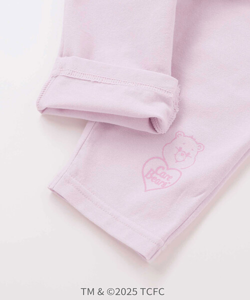 SLAP SLIP（スラップスリップ）の「【ケアベア×SLAP SLIP】裾モチーフおしりフリル5分丈レギンス(80~130cm)（レギンス/スパッツ・キッズ・パープル/ピンク・90cm/120cm/110cm/100cm/80ｃｍ/130cm）」の13枚目の写真