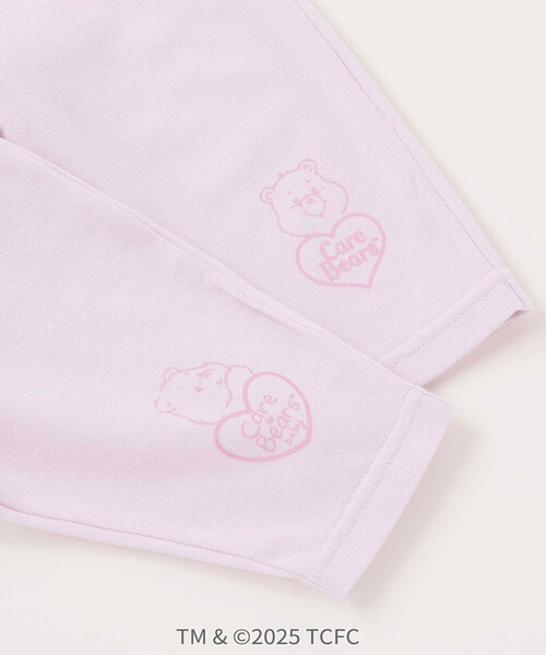 SLAP SLIP（スラップスリップ）の「【ケアベア×SLAP SLIP】裾モチーフおしりフリル5分丈レギンス(80~130cm)（レギンス/スパッツ・キッズ・パープル/ピンク・90cm/120cm/110cm/100cm/80ｃｍ/130cm）」の14枚目の写真