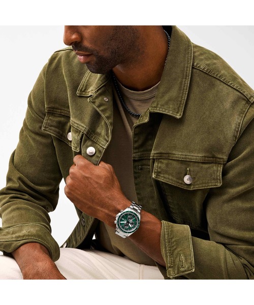 FOSSIL(フォッシル)の「フォッシル 腕時計 メンズ アナログ ステンレス FS6127(アナログ腕時計・メンズ・シルバー・FREE)」の2枚目の写真