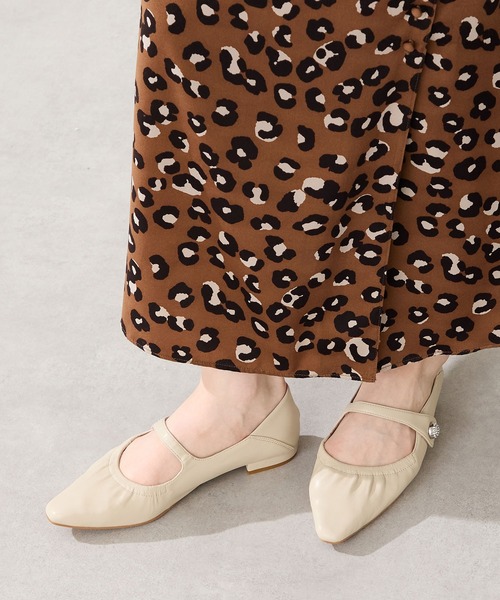 セール】2025秋冬新作ギャザーデザインメリージェーンパンプス/52316