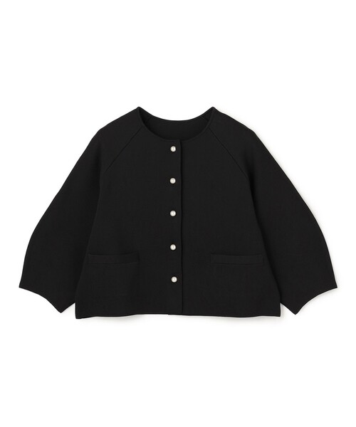UNFILO(アンフィーロ)の「BEAUTY FORM KNIT パールボタン カーディガン(カーディガン/ボレロ・レディース・ネイビー系/ベージュ系/ブラック系・SMALL/MEDIUM/LARGE)」の13枚目の写真