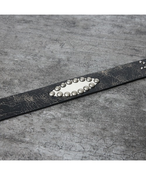 ABAHOUSE（アバハウス）の「【ウエスタン スタッズ レザー ベルト】35mm black Studded belt/ユニセックス（ベルト・メンズ・ブラック系その他/ブラック系その他2・フリー）」の9枚目の写真