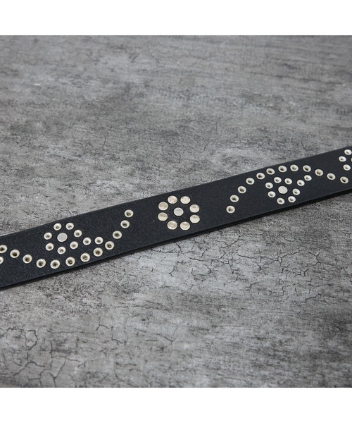 ABAHOUSE（アバハウス）の「【ウエスタン スタッズ レザー ベルト】35mm black Studded belt/ユニセックス（ベルト・メンズ・ブラック系その他/ブラック系その他2・フリー）」の7枚目の写真