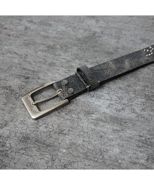 ABAHOUSE（アバハウス）の「【ウエスタン スタッズ レザー ベルト】35mm black Studded belt/ユニセックス（ベルト・メンズ・ブラック系その他/ブラック系その他2・フリー）」の8枚目の写真
