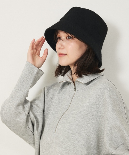 abahouse mavie（アバハウスマヴィ）の「ウールバスク ハット（ハット・レディース・ブラック/ブラウン・フリー）」の10枚目の写真