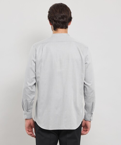 MACKINTOSH LONDON(マッキントッシュ ロンドン)の「小紋ジャカードバンドカラーシャツ(シャツ/ブラウス・メンズ・グレー/ブルー系その他2・XL/L/M)」の3枚目の写真