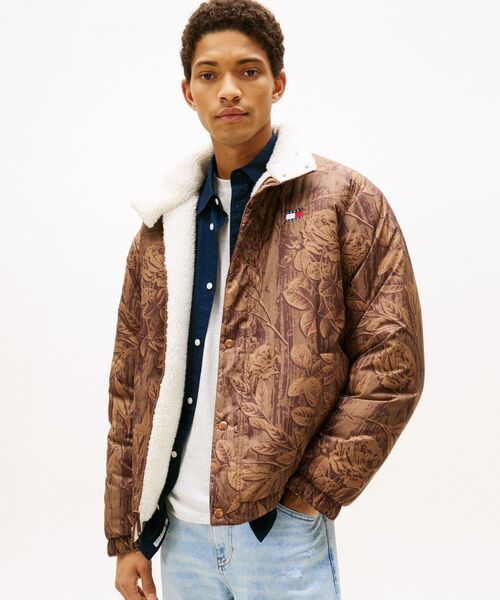 セール】リバーシブルテディジャケット（ブルゾン）｜TOMMY JEANS 