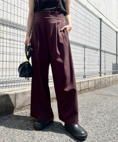 Narcissus(ナルシス)の「【SINN】サスペンダーワイドパンツ(その他パンツ・レディース・ブラウン/ブラック・FREE)」の21枚目の写真