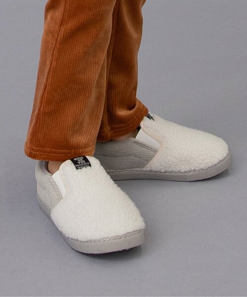 BREEZE（ブリーズ）の「ボアスリッポン（スニーカー・キッズ・ブラック/オフホワイト・17/16/15 /14/19/18）」の2枚目の写真