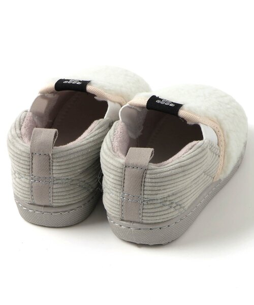 BREEZE（ブリーズ）の「ボアスリッポン（スニーカー・キッズ・ブラック/オフホワイト・17/16/15 /14/19/18）」の8枚目の写真