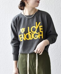 MIXTA（ミクスタ）の「Mixta:〈洗濯機可能〉ラグラン ロゴ クルーネック プルオーバー（スウェット）」