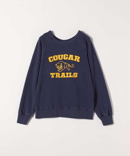 Mixta:〈洗濯機可能〉ラグラン ロゴ クルーネック プルオーバー