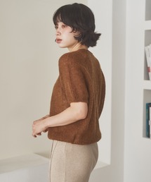 wool mohair blend puff knit /ウールモヘアブレンドパフニット