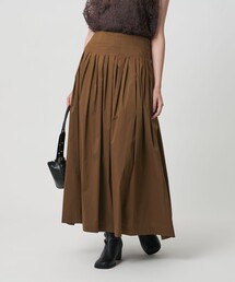 BEAUTY&YOUTH UNITED ARROWS | ポリエステルコットン タックフレアスカート(スカート)