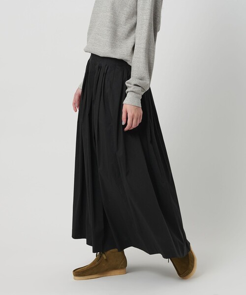 BEAUTY&YOUTH UNITED ARROWS(ビューティーアンドユースユナイテッドアローズ)の「ポリエステルコットン タックフレアスカート(スカート・レディース・ダークグレー/ブラック/ダークブラウン・M/S)」の8枚目の写真