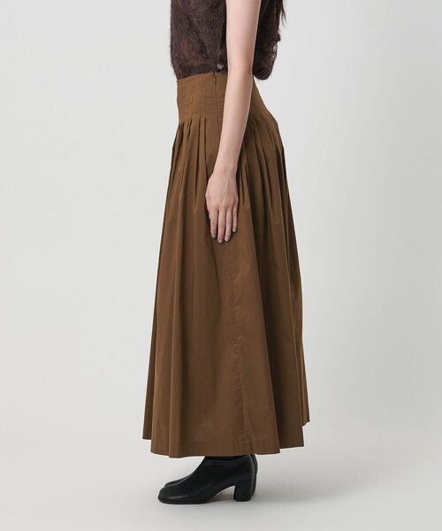 BEAUTY&YOUTH UNITED ARROWS(ビューティーアンドユースユナイテッドアローズ)の「ポリエステルコットン タックフレアスカート(スカート・レディース・ダークグレー/ブラック/ダークブラウン・M/S)」の14枚目の写真