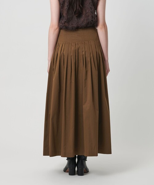 BEAUTY&YOUTH UNITED ARROWS(ビューティーアンドユースユナイテッドアローズ)の「ポリエステルコットン タックフレアスカート(スカート・レディース・ダークグレー/ブラック/ダークブラウン・M/S)」の15枚目の写真