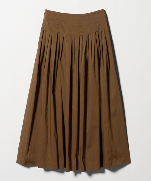 BEAUTY&YOUTH UNITED ARROWS(ビューティーアンドユースユナイテッドアローズ)の「ポリエステルコットン タックフレアスカート(スカート・レディース・ダークグレー/ブラック/ダークブラウン・M/S)」の17枚目の写真