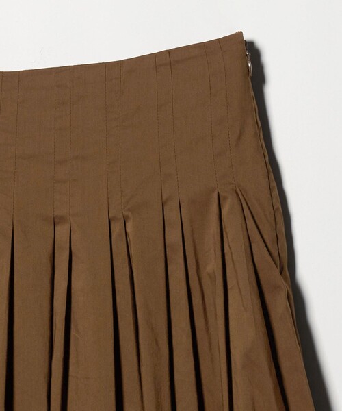 BEAUTY&YOUTH UNITED ARROWS(ビューティーアンドユースユナイテッドアローズ)の「ポリエステルコットン タックフレアスカート(スカート・レディース・ダークグレー/ブラック/ダークブラウン・M/S)」の18枚目の写真