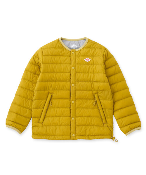 DANTON（ダントン）の「KIDS' INNER DOWN CREWNECK JACKET（ダウンジャケット/コート・キッズ・ブラック/マスタード/オフホワイト・115/105/125/135）」の4枚目の写真