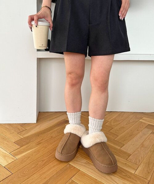 セール】ムートンサボ（ブーツ）｜DISCOAT（ディスコート）の