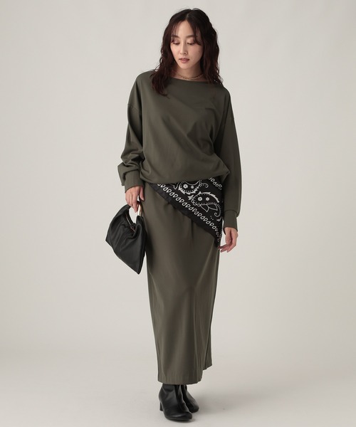 Elura（エルーラ）の「ハイテンションスカート/596027（スカート・レディース・ブラック/カーキ・MEDIUM/LARGE）」の4枚目の写真