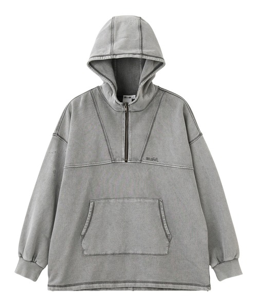 BLEACHED ANORAK SWEAT TOP（パーカー）｜X-girl（エックスガール）の