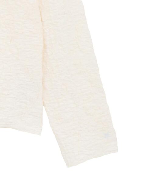 CONVERSE TOKYO(コンバーストウキョウ)の「JACQUARD PEPLUM BLOUSE(Tシャツ/カットソー・レディース・ブラック/イエロー/ホワイト・FREE)」の10枚目の写真