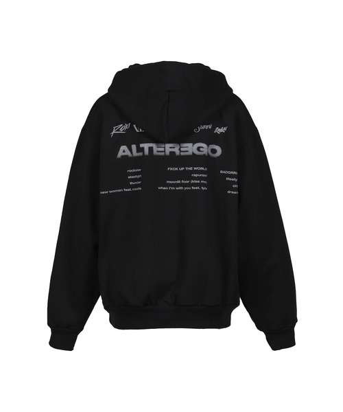 NUBIAN（ヌビアン）の「ALBUM ZIPUP HOODIE（パーカー・レディース・ブラック・MEDIUM/SMALL/LARGE/X-LARGE/XX-LARGE）」の2枚目の写真